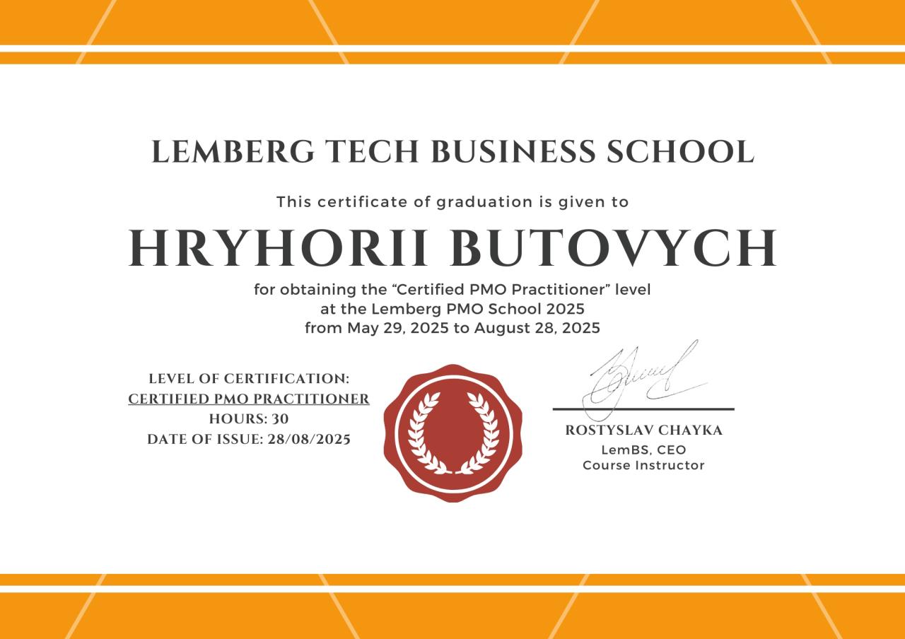 Certified PMO Practitioner — PMO Practitioner Certification